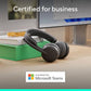 Buy now Logitech Zone Wireless 2 ES for Business - Noise-Canceling Wireless Headset with Adaptive Hybrid ANC, Native Bluetooth, Microsoft Teams Certified - Graphite at indiglob india
