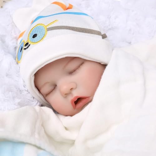Buy now Lifelike Reborn Baby Dolls - 12 Inch Full Body Vinyl Realistic Baby Doll Sleeping Newborn Real Life Small Baby Doll for 3 + Year Old Kids at indiglob india