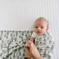 Buy now Copper Pearl Large Premium Knit Baby Swaddle Receiving Blanket Evergreen at indiglob india