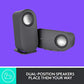 Buy now Logitech Z407 Bluetooth Computer Speakers with Subwoofer and Wireless Control, Immersive Sound, Premium Audio with Multiple Inputs, USB Speakers at indiglob india