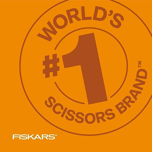 Buy now Fiskars Premier No. 8 Easy Action Scissors - 10" Spring Action Fabric and Craft Scissors - Arts and Crafts - Orange/White at indiglob india