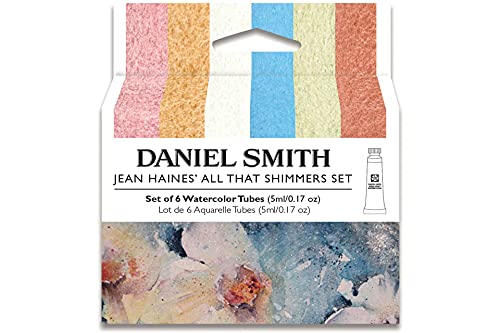 Buy now DANIEL SMITH Watercolor, 5ml tubes, Jean Haines All That Shimmers Set 6 Watercolor Tubes (total 6 pieces) 285610375, 0.17 Fl Oz (Pack of 6) at indiglob india