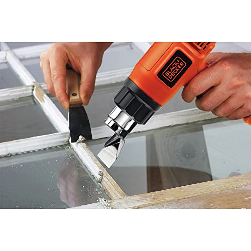 Buy now BLACK+DECKER Heat Gun for Crafts, Corded, Dual Heat Settings up to 1000 Degrees, 1350 Watt (HG1300) at indiglob india