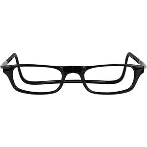 Clic Magnetic Reading Glasses for Men or Women, Computer Readers, Original Long (M-L, Black, 1.75 Magnification)