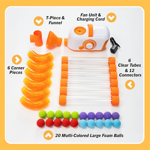 Buy now Fat Brain Toys The Original Air Toobz, Air-Powered STEM Building Toys for Kids & Teens, Kids Building Toys, STEM Toys for 3+ Year Old at indiglob india