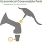 Replacement Parts for Medela Harmony Manual Pump; 4 O-Rings, 2 Membranes by Maymom