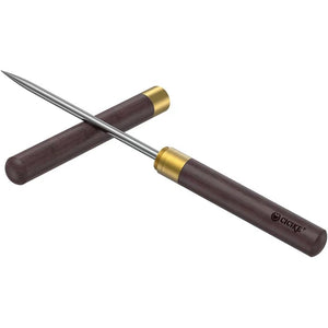 Stainless Steel Ice Pick with Safety Cover, Pick Tool for Breaking Ice, Non-slip Wooden Handle for Easy to Grip, 9 Inches Length (Pack of 1)