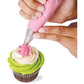 Wilton Cupcake Decorating Set, Piping Bags And Tips Set Steel Icing Tips With Plastic Decorating Bags, Piping Tips Set Icing Bags And Tips Set, 12-Piece