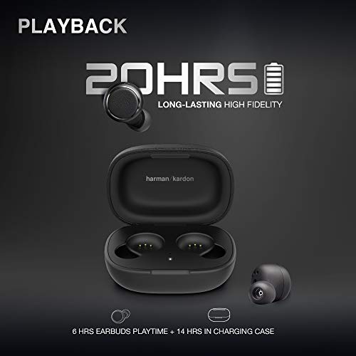 Buy now harman/kardon Fly True Wireless IE Headphones Black at indiglob india