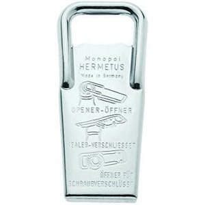 Westmark Germany Hermetus Steel 3-in-1 Resealer Beer Bottle Opener