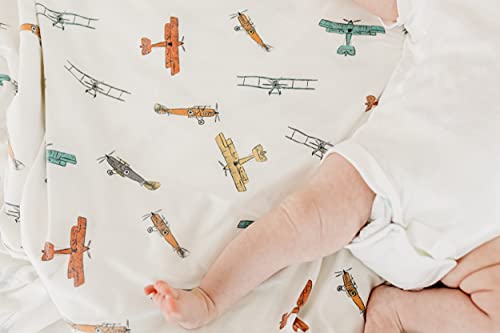 Buy now Copper Pearl Large Premium Knit Baby Swaddle Receiving Blanket Ace at indiglob india