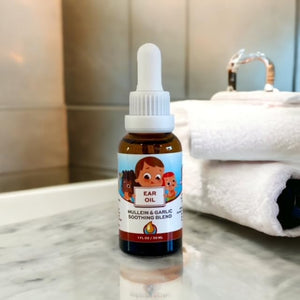 Punkin Butt Baby Ear Oil | Organic Garlic, Mullein, Calendula Ear Drops Safe for Infants (1 oz)