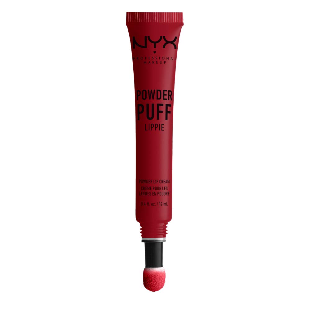 NYX PROFESSIONAL MAKEUP Powder Puff Lippie Lip Cream, Liquid Lipstick - Group Love (True Red)