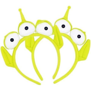 2 PC Alien Headband Adult, Alien Headbands Three-eyed Headband Monster Toy Plush Headwear Hat Accessories for Party Girls and Children