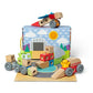 Buy now Melissa & Doug Blockables™ Vehicles Snap and Play, Mix and Match Connectable Wooden Building Blocks Play Set Toy for Preschool Boys and Girls (54 Pcs) at indiglob india