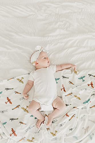 Buy now Copper Pearl Large Premium Knit Baby Swaddle Receiving Blanket Ace at indiglob india