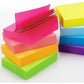 Sticky Notes 1.5x2 inch Bright Colors Self-Stick Pads 8 Pads/Pack 100 Sheets/Pad Total 800 Sheets