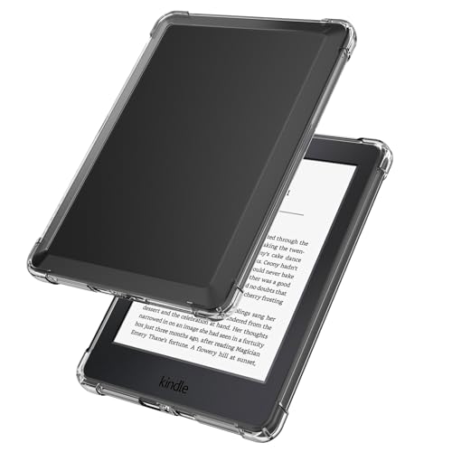 Buy now Clear Case for 6" Kindle Paperwhite 10th Generation 2018 (Model:PQ94WIF), Transparent Protective Thin Slim Soft TPU Cover for Paperwhite 4 10th Gen 6 Inch at indiglob india