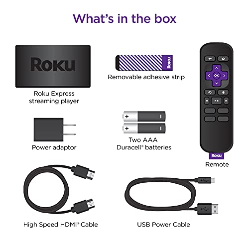 Buy now Roku Express | HD Roku Streaming Device with Simple Remote (no TV controls), Free & Live TV at indiglob india