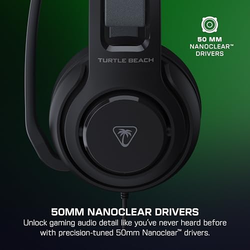 Buy now Turtle Beach Atlas 200 Wired Gaming Headset Officially Licensed for PlayStation, PS5, PS4-50mm Nanoclear Drivers, Flip-to-Mute Mic, Memory Foam Cushions, Floating Headband - Black at indiglob india