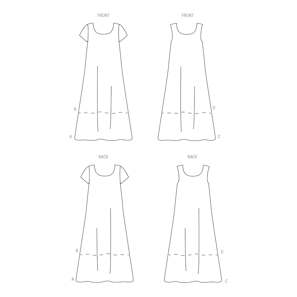 Buy now New Look U06352A Misses' Dress Sewing Pattern Packet, Code 6352, Sizes 8-10-12-14-16-18 at indiglob india