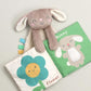 Buy now Itzy Ritzy Bunny Lovey & Crinkle Book Gift Set - Learn & Snuggle Gift Set Includes Soft Sherpa Bunny Lovey & Soft Book with Flap, Textures & Crinkle Sounds (Bunny) at indiglob india