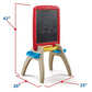 Buy now Step2 All Around Easel for Two, Kids Activity Table, Double-Sided Art Board, Made of Durable Plastic, Includes 94-Piece Soft Foam Magnets, For Toddlers 3+ Years Old at indiglob india