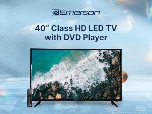 Buy now Emerson ETD-4050 40" Class LED HDTV with Built-in DVD Player, 1080p Full HD, HDMI/USB Inputs, Digital Tuner, Slim Design, Wall Mountable, Energy Efficient, and Parental Control Features at indiglob india