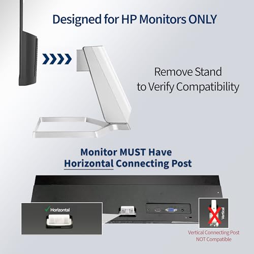 Buy now VIVO Quick Attach VESA Adapter Designed for HP Monitors 27er, 27es, 27ea, 25er, 25es, 24ea, 24es, 23er, 23es, 22er, 22es, 22f, 23f, 24f, 25f, 27f, 27fw VESA 75x75m and 100x100mm, MOUNT-HP27ER at indiglob india