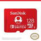 SanDisk 128GB microSDXC Card, Licensed for Nintendo-Switch - Made for Nintendo-Switch 1, OLED, and Lite - SDSQXAO-128G-GNCZN