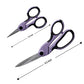 Buy now SINGER ProSeries Sewing 8.5" Heavy Duty Fabric Scissors and 4.5" Craft Detail Scissors Set, Lilac Purple, Set of 2 Sewing Scissors at indiglob india