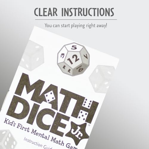 Buy now ThinkFun Math Dice Junior Game - Engaging Math Skills Builder | Perfect for Kids Aged 6+ | Aids in Mental Agility | Toy of The Year Nominee at indiglob india