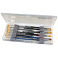 Buy now ArtBin KW903 Brush Box with Foam Inserts, Fine Art Portable Paint Brush Organizer, Plastic, Clear, 1.0 Count at indiglob india