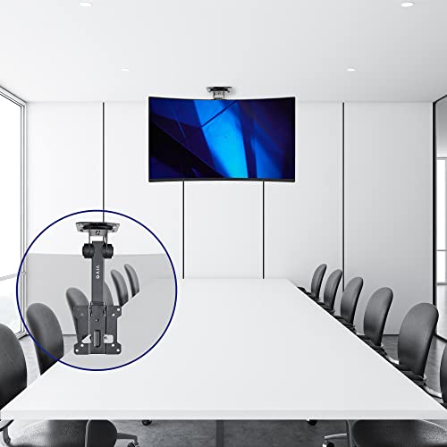 Buy now VIVO MOUNT-M-FD27 Manual Folding Ceiling Mount for 13-27 inch Flat Screens, Tilt Roof, Under Cabinet Mount for LCD TVs and Monitors at indiglob india