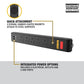 Buy now DEWALT Magnetic Power Strip with 6 Power Outlets, DEWALT Workshop Storage System Compatible (DWST82693) at indiglob india