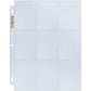 Ultra Pro Silver Series 9 Pocket Pages (25 count pack)