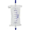Easy-Tap Leg Bag Urinary Drainage Bag, 1000ml, Anti-Reflux Valve, Cloth Straps, Easy Flip Drain (Pack of 3) - 600ml