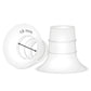 Maymom Flange Inserts 19 mm for Medela, Spectra 24 mm Shields/Flanges, Momcozy/Willow Wearable Cup. Compatible with Medela Freestyle, Harmony to Reduce 24mm Nipple Tunnel Down to 19 mm; 2pc/Each