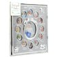 Buy now Tiny Ideas Baby's My First Year Picture Frame, Classic Newborn Keepsake, Monthly Baby Milestone Photos, Silver at indiglob india