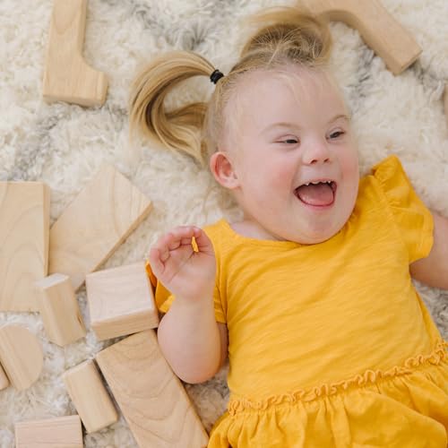 Buy now Melissa & Doug Standard Unit Solid-Wood Building Blocks With Wooden Storage Tray (60 pcs) at indiglob india