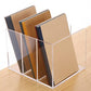 Buy now ROZO Magazine Holder, Clear Acrylic Desk File Organizer an Accessories, Office Organization and Storage 1 Pack (Clear 3V) at indiglob india
