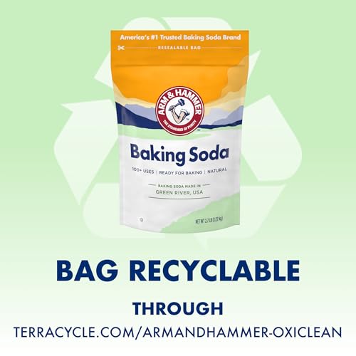 Buy now ARM & HAMMER Baking Soda Made in USA, Ideal for Baking, Pure & Natural, 2.7lb Bag at indiglob india