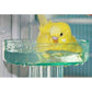 Lixit Quick Lock Bird Cage Bath for Lovebirds, Canaries, Finches, Parakeets, and Cockatiels and Other Small to Medium Feathered Friends (Pack of 1)