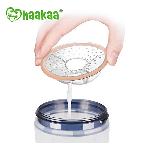 Buy now haakaa Breast Milk Collector Breast Shells Breast Milk Catcher Milk Savers Nipple Shells for Breastfeeding, Reusable & Easy to be Placed Under Bras, 2 Pack at indiglob india