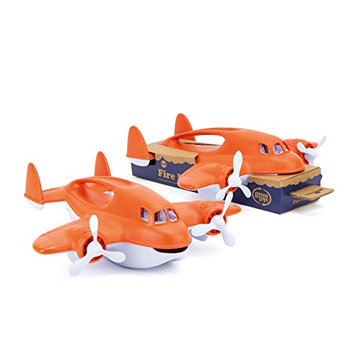 Buy now Green Toys Fire Plane - Pretend Play, Motor Skills, Kids Bath Toy Vehicle. No BPA, phthalates, PVC. Dishwasher Safe, Recycled Plastic, Made in USA. at indiglob india