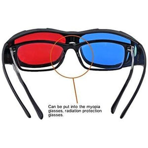 BIAL Red-blue 3D Glasses/Cyan Anaglyph Simple style 3D Glasses 3D movie game-Extra Upgrade Style