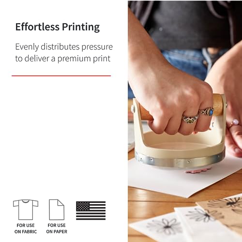 Buy now Speedball Block Printing Baren - Comfortable Wooden Handle, Made in the USA - 4 Inches (4139) at indiglob india