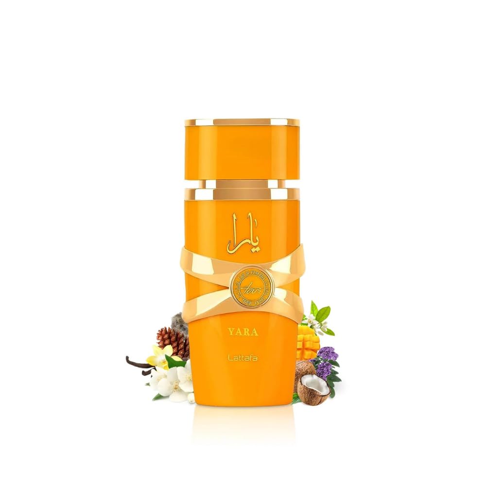Buy now Lattafa Yara Tous - Tropical, Fruity, Floral, Vanilla - Eau de Parfum Long-Lasting Fragrance for Women, 3.40 Ounce / 100 ml at indiglob india