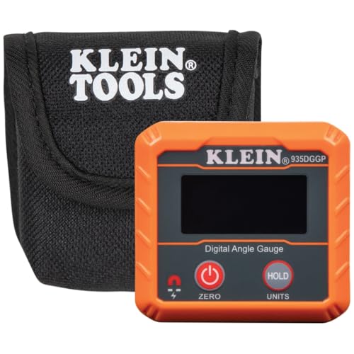 Buy now Klein Tools 935DGGP Angle Finder, Digital Gauge with Strong Magnetic Base, Converts Between Degrees, Percent Grade, In/Ft, mm/m at indiglob india