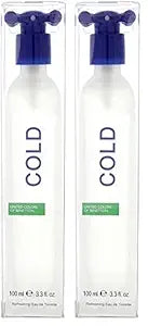 Buy now Benetton Cold for Men Eau de Toilette Spray, 3.3 Ounce 3.3 Fl Oz (Pack of 2) at indiglob india